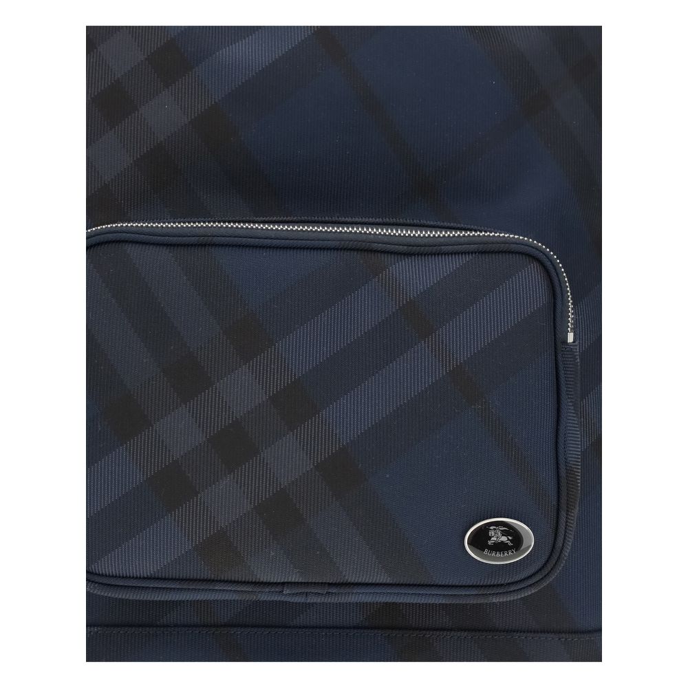 Burberry Blue Polyamide Backpack