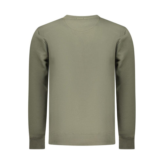 Coveri Moving Verde Cotton Men Sweatshirt
