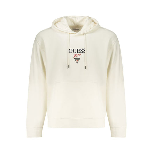 Guess Jeans White Cotton Sweatshirt