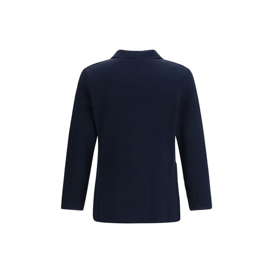 Lardini Blue Cotton Blazer