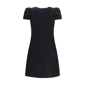 Alexander McQueen Black Wool Casual Dress