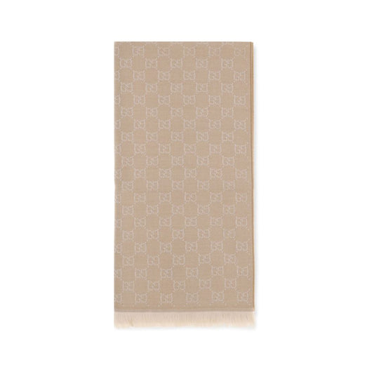 Gucci Beige Wool Scarf
