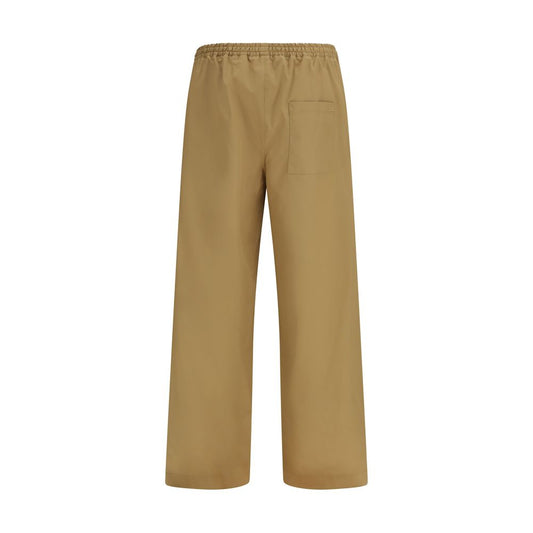 Loulou De Saison Beige Cotton Casual Pants