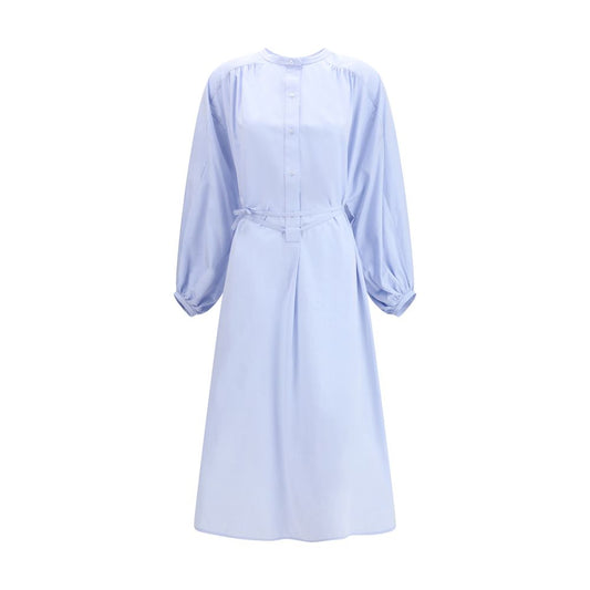 Loulou De Saison Light Blue Cotton Casual Dress