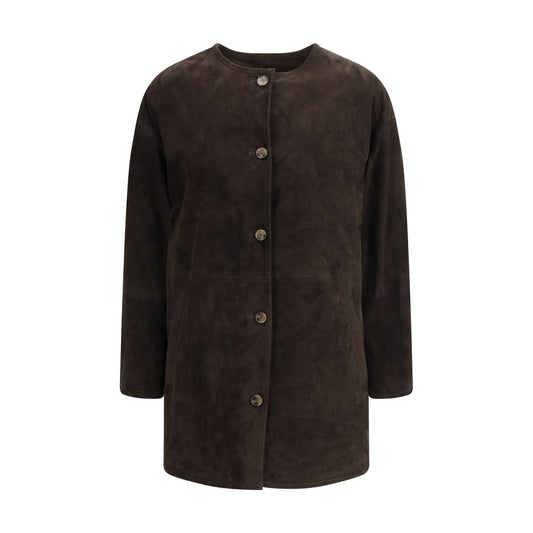 Loulou De Saison Brown Goatskin Coat