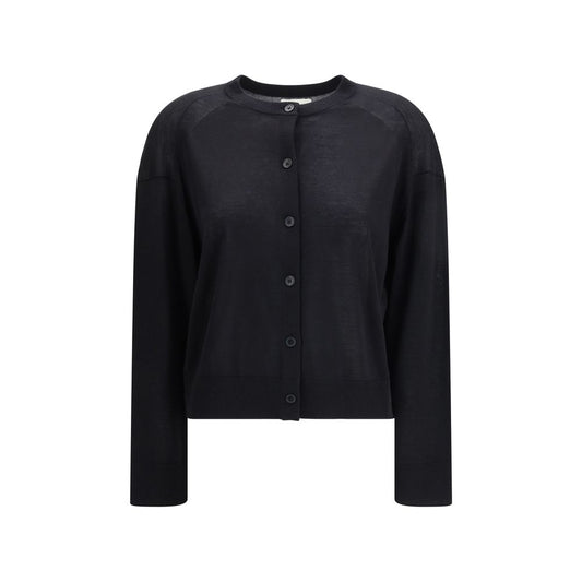 Loulou De Saison Black Cashmere Cardigan