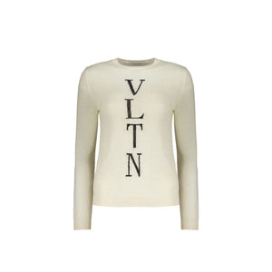 Valentino Beige Virgin Wool Sweatshirt