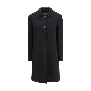 Max Mara Black Triacetate Coat