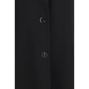 Max Mara Black Triacetate Coat