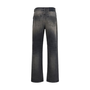 Haikure Black Cotton Relaxed Fit Jeans