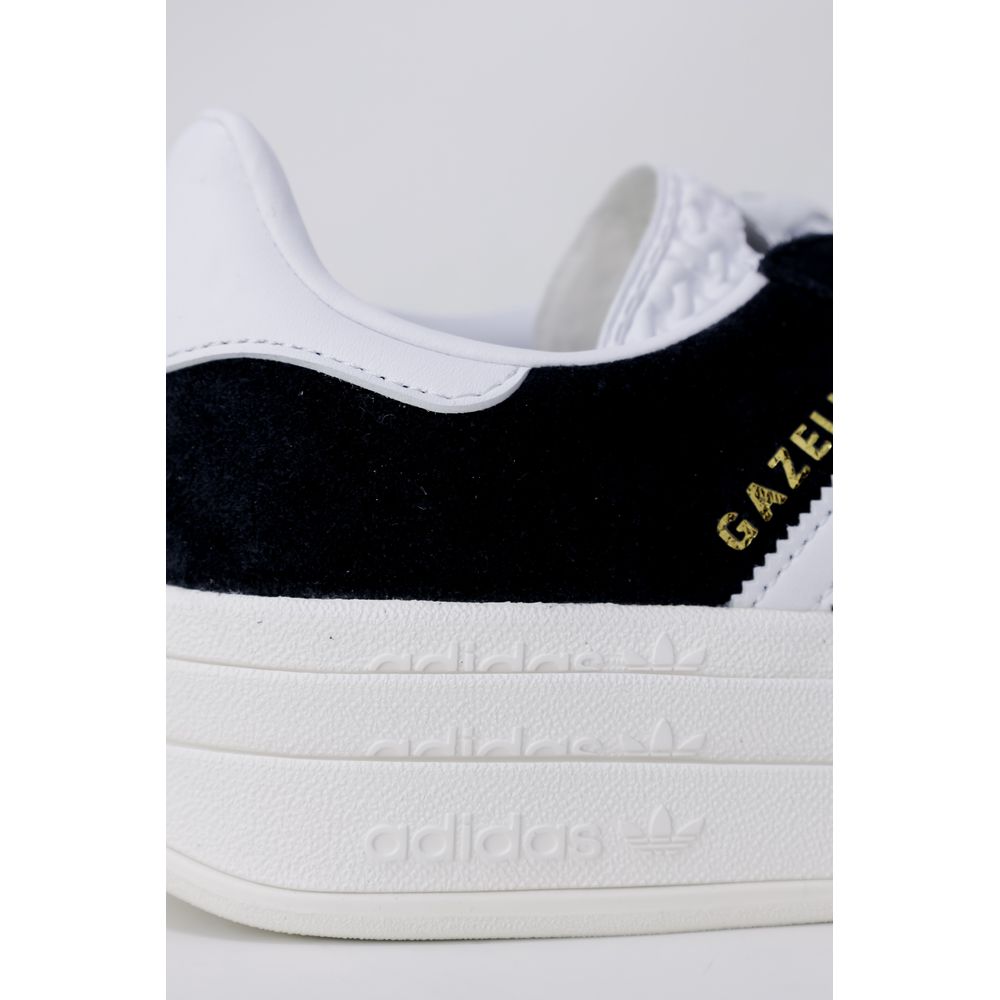 Adidas Originals Black Leather Chunky Sneakers