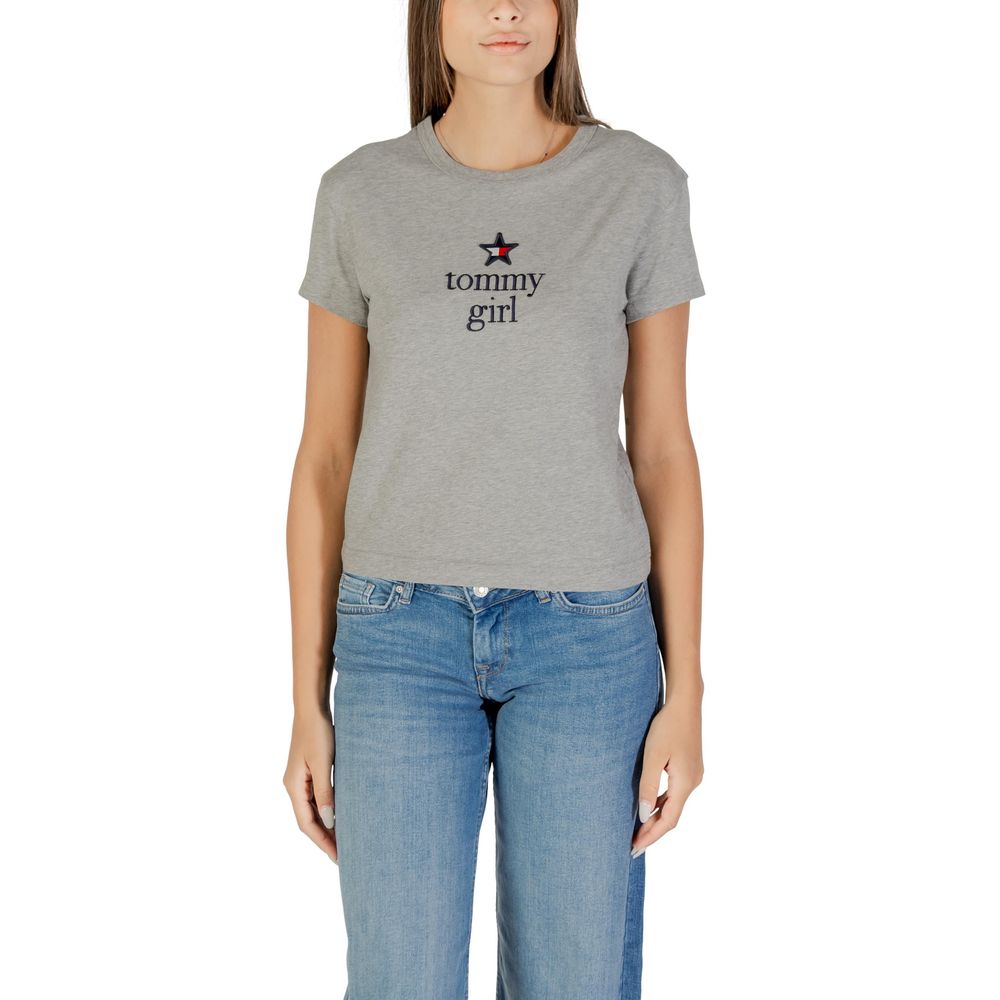 Tommy Hilfiger Jeans Gray Organic Cotton T-Shirt