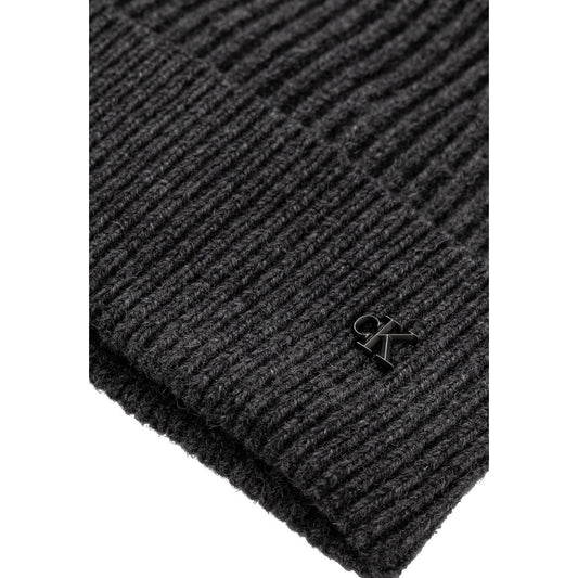 Calvin Klein Gray Wool Cap (Baseball Hat)