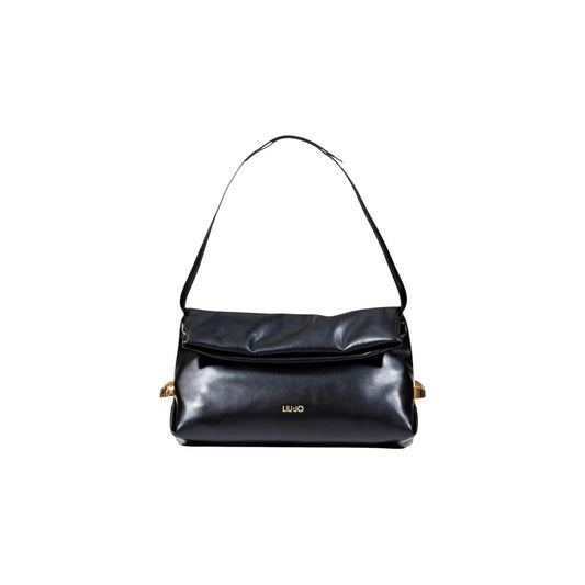Liu Jo Black Polyethylene Clutch Bag