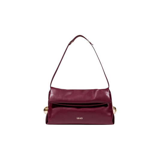 Liu Jo Bordeaux Polyethylene Clutch Bag