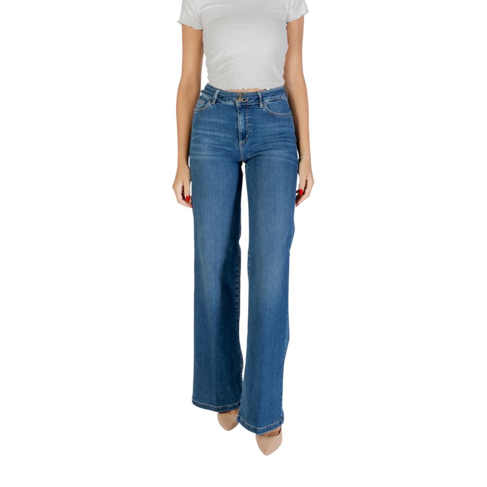 Liu Jo Blue Cotton Bootcut Jeans