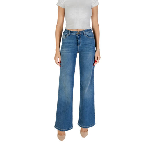 Liu Jo Blue Cotton Bootcut Jeans