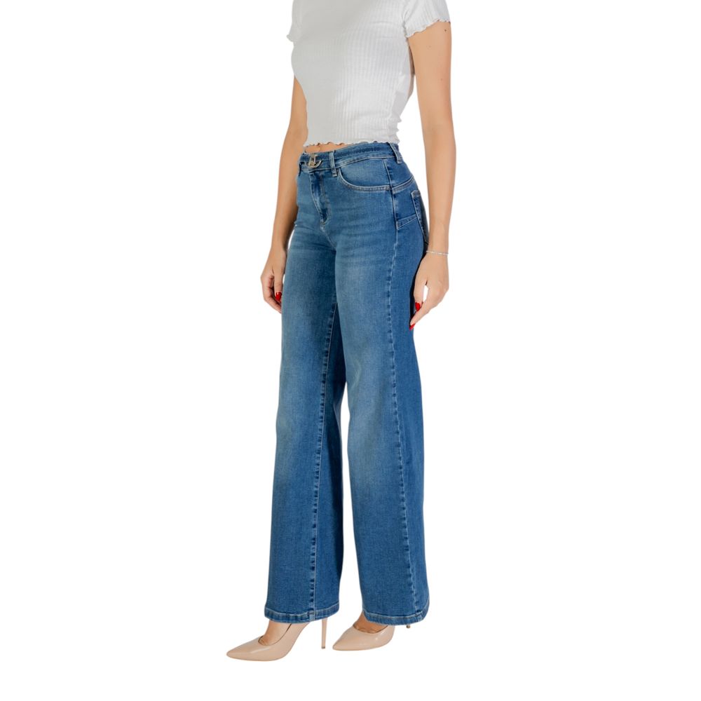 Liu Jo Blue Cotton Bootcut Jeans