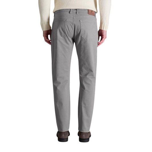 Jeckerson Gray Cotton Skinny Pants