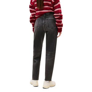 Tommy Hilfiger Jeans Black Recycled Cotton Mom Jeans