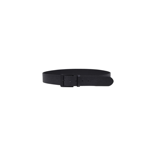 Calvin Klein Black Leather Regular Belt