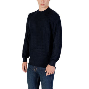 Armani Exchange Blue Marabou Sweatshirt