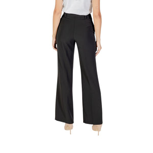 Rinascimento Black Polyester Casual Pants