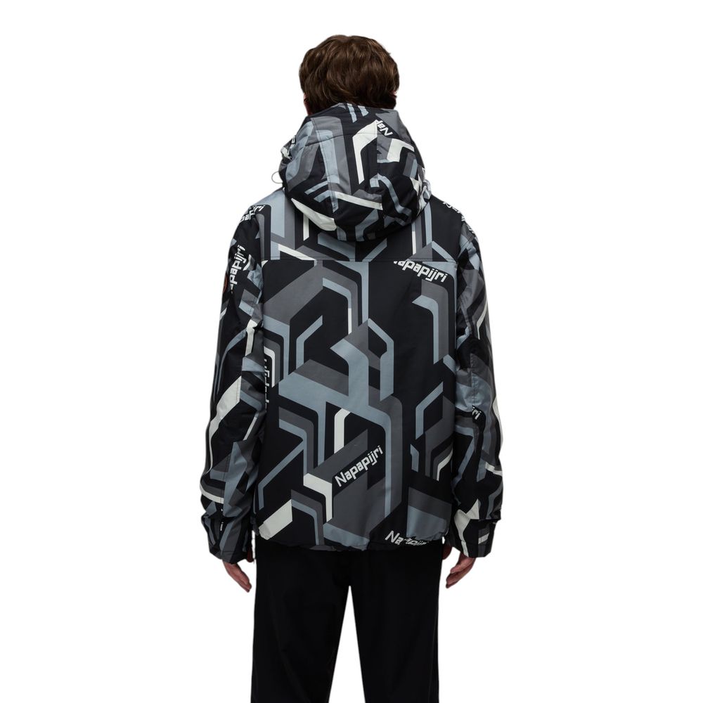 Napapijri Bicolor Recycled Polyester Shell Jacket