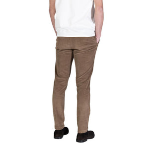 Borghese Brown Cotton Casual Pants
