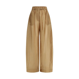 The Latest Beige Lyocell Casual Pants
