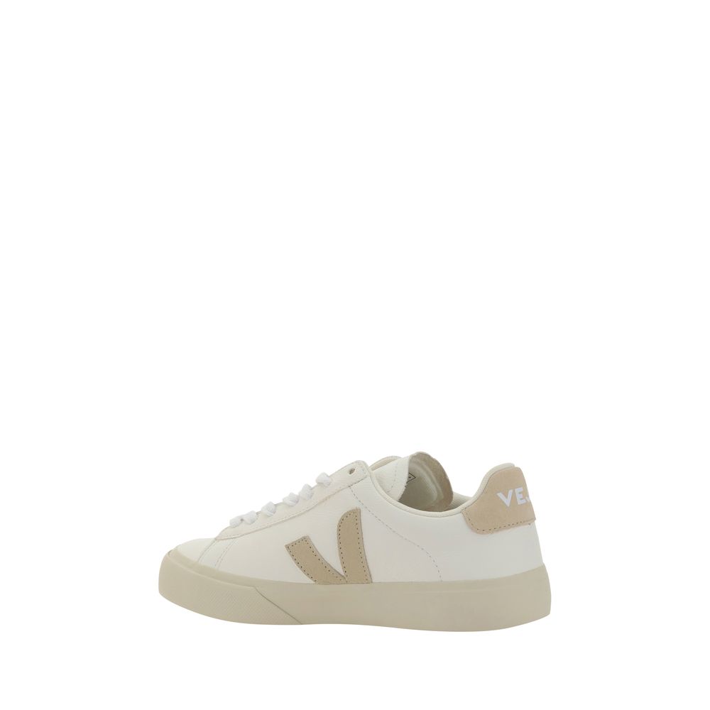 Veja White Calf Leather Bos Taurus Sneakers
