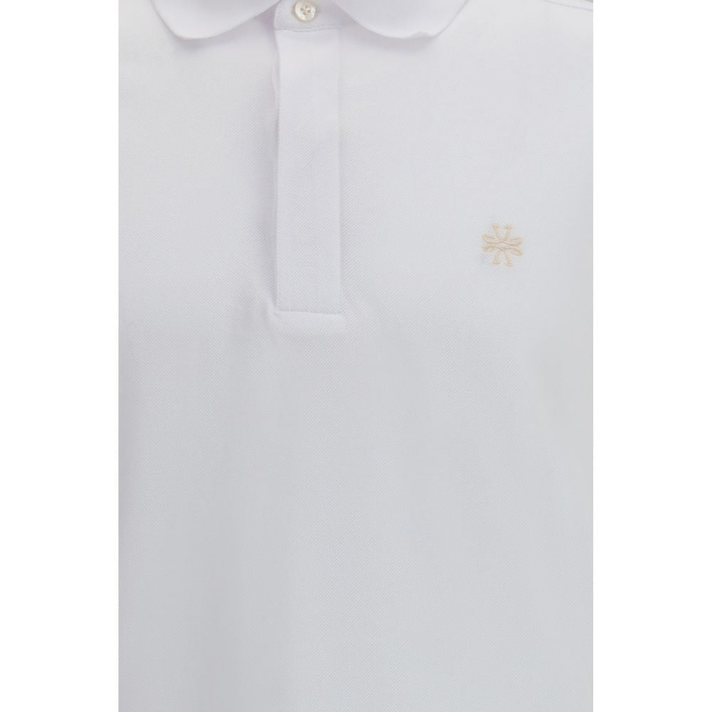 Jacob Cohen White Cotton Polo Shirt