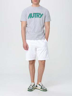 Autry Gray Cotton T-Shirt