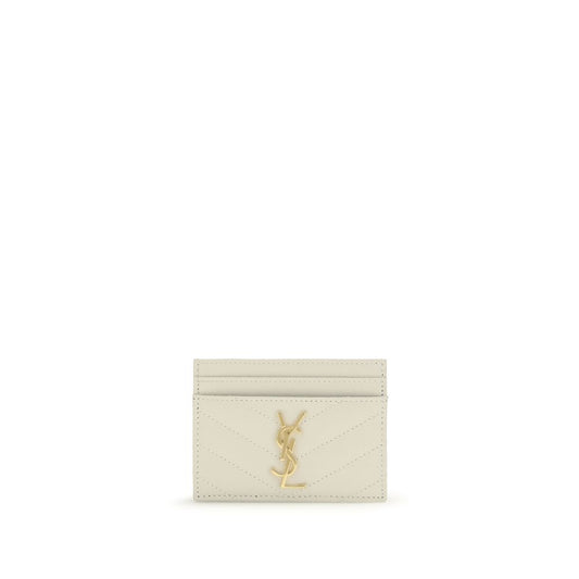 Saint Laurent Beige Calf Leather Bos Taurus Wallet