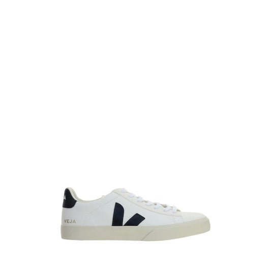 Veja White Calf Leather Bos Taurus Low Top Sneakers
