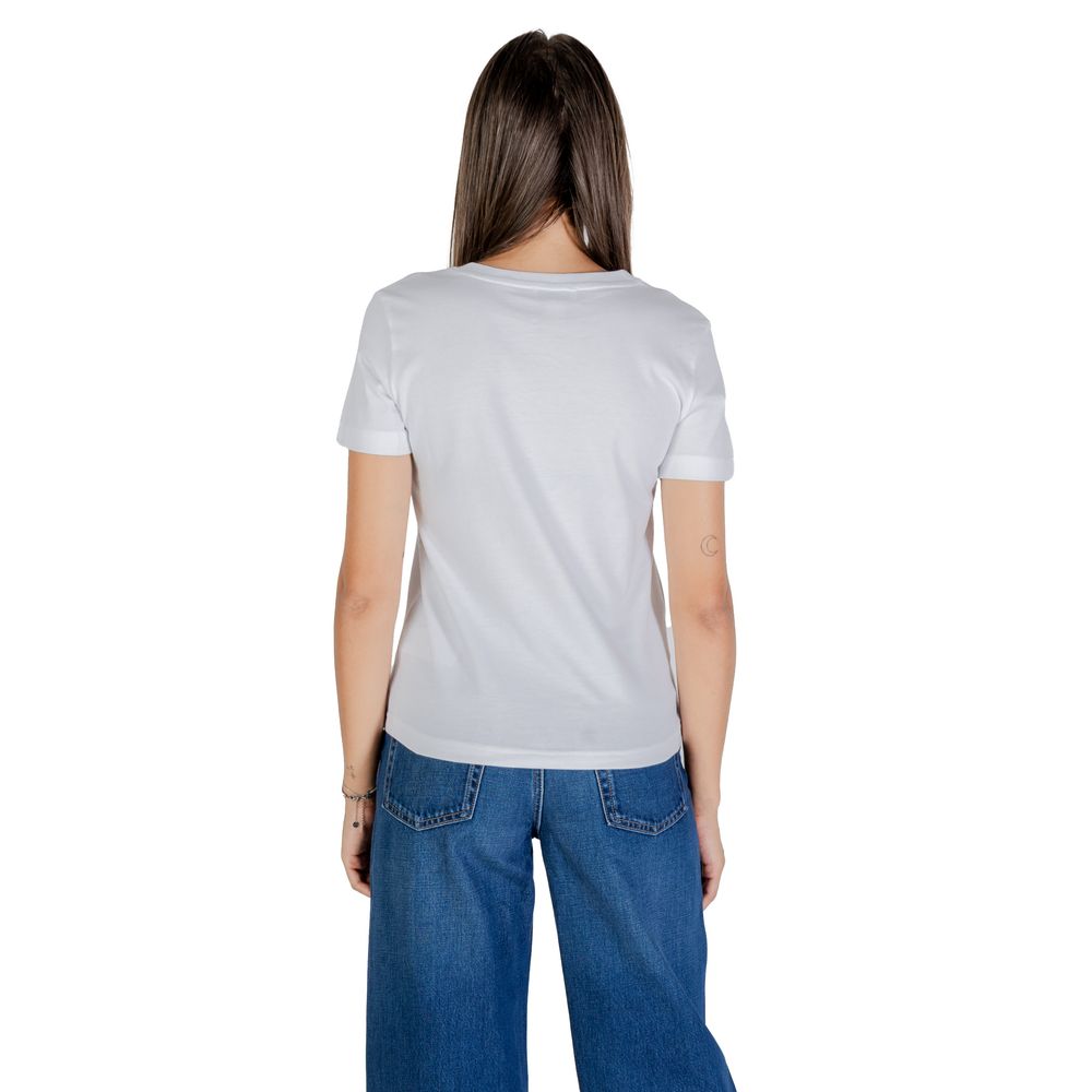 Calvin Klein Jeans White Cotton T-Shirt