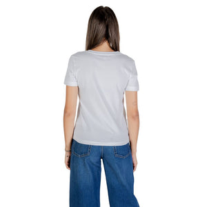 Calvin Klein Jeans White Cotton T-Shirt