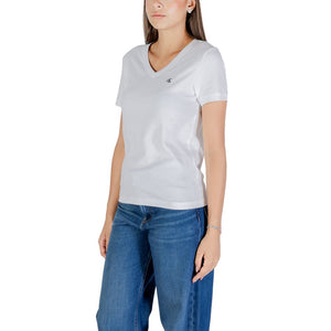 Calvin Klein Jeans White Cotton T-Shirt