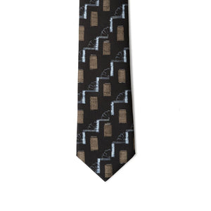 Giorgio Armani Black Silk Tie