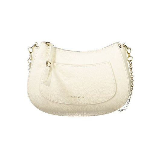 Coccinelle Bianco Leather Women Handbag