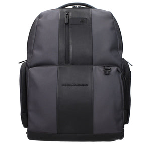 Piquadro Gray Nylon Backpack