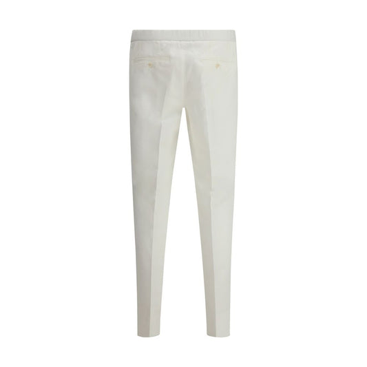 Brioni White Linen Pants