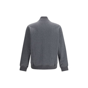 Brunello Cucinelli Gray Cotton Sweatshirt