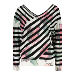 Desigual Nero Viscosa Womens Sweater