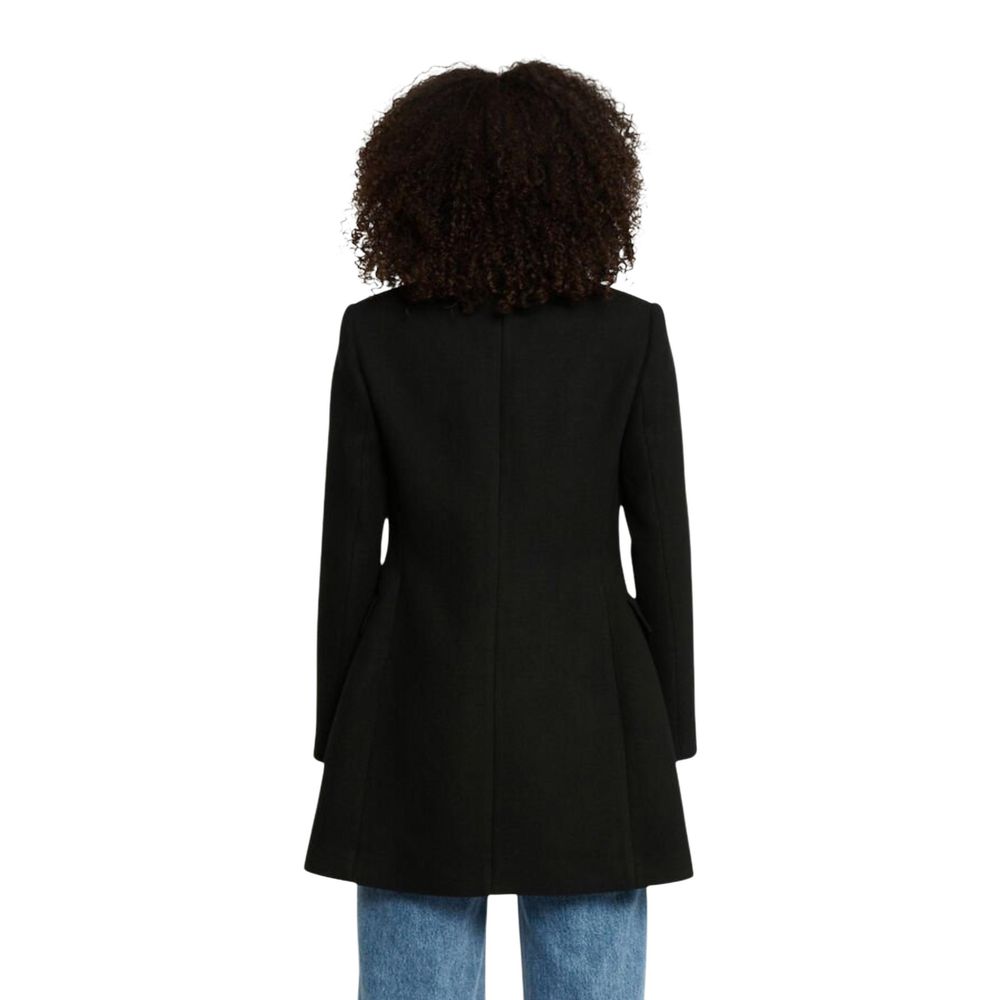 Morgan De Toi Black Polyester Coat