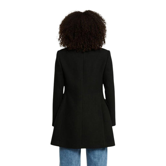 Morgan De Toi Black Polyester Coat