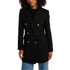 Morgan De Toi Black Polyester Coat