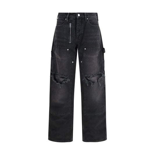 Alexander Wang Black Cotton Cargo Pants