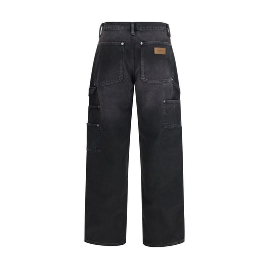 Alexander Wang Black Cotton Cargo Pants