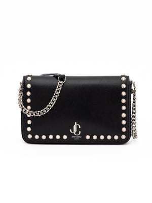 Jimmy Choo Black Leather Crossbody Bag